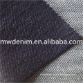 indigo knit yarn dyed cotton stretch twill fabric